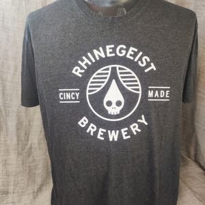 RhineGiest Brewery T-shirt xl 29" collar to hem 22